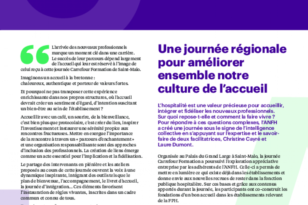 Anfh Bretagne -  Evenement Hospitalité n°89