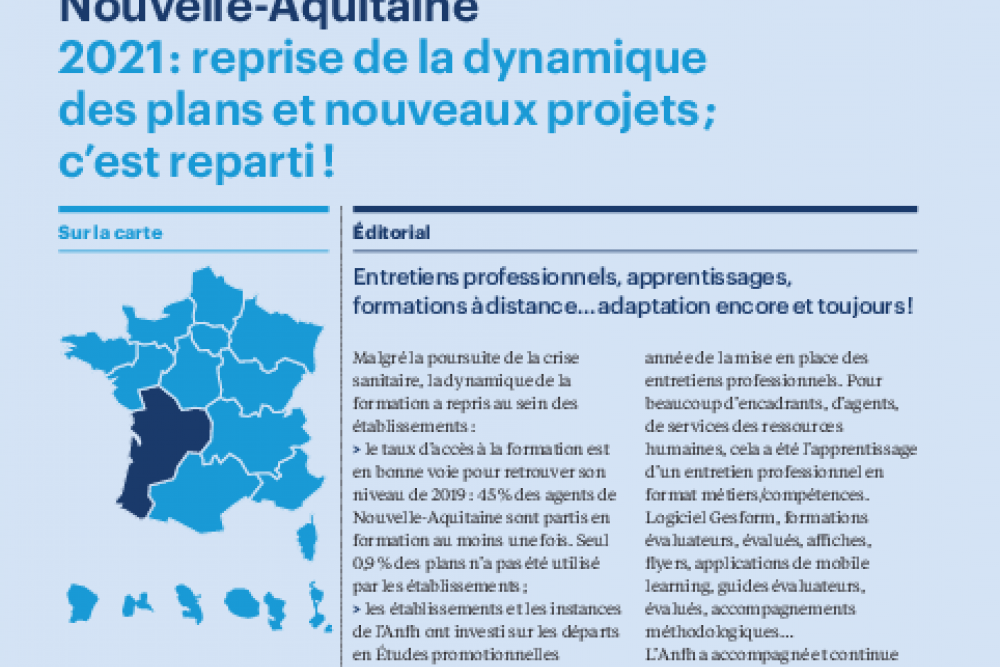 Rapport d'activité 2021 - Nouvelle-Aquitaine