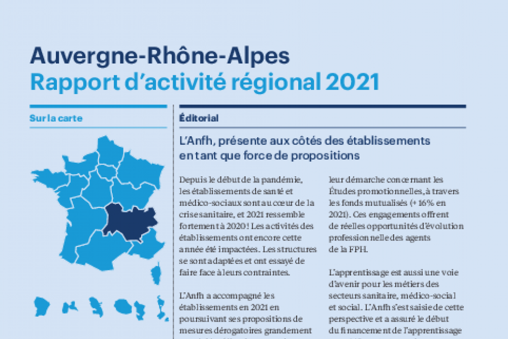 Rapport d'activité 2021 - AURA 