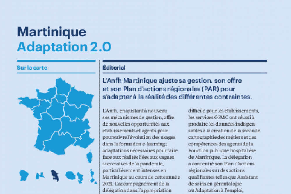 Rapport d'activité 2021 - Martinique