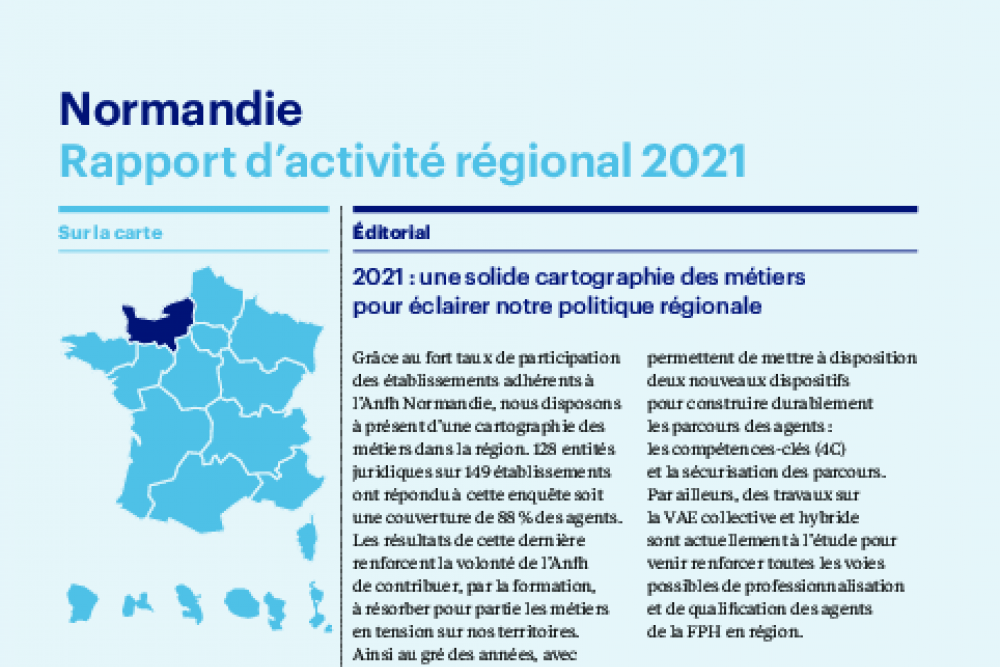 Rapport d'activité 2021 - Normandie