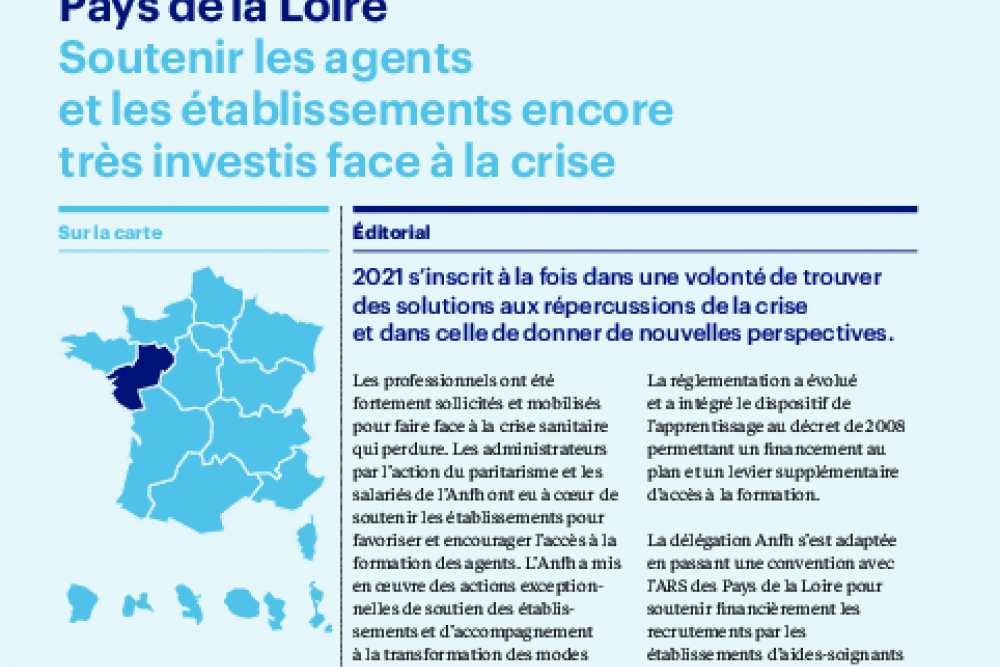 Rapport d'activité 2021 - Pays de la Loire