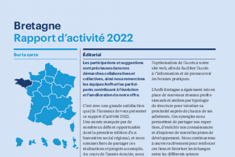 Rapport d'activité 2022 - BRETAGNE