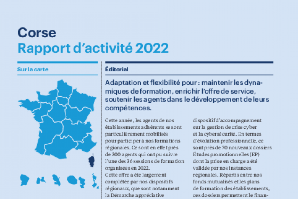 Rapport d'activité 2022 - CORSE