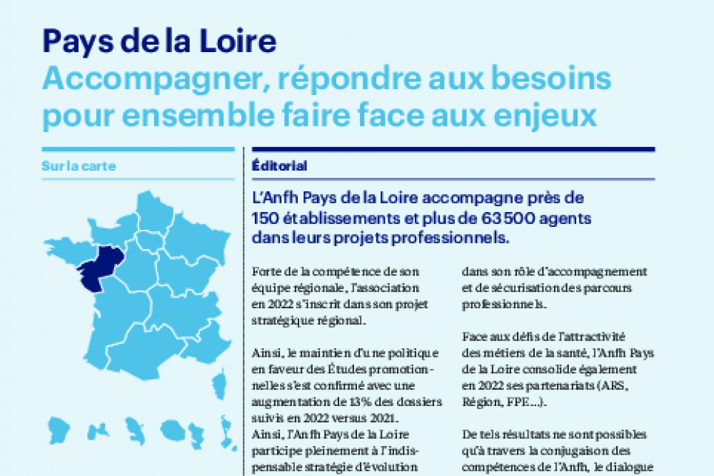 Rapport d'activité 2022 - PAYS DE LA LOIRE