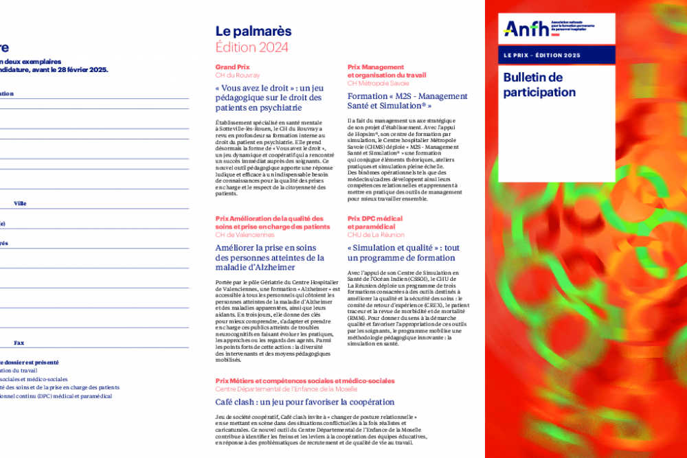 Lancement de la 18ième édition du prix ANFH 2025