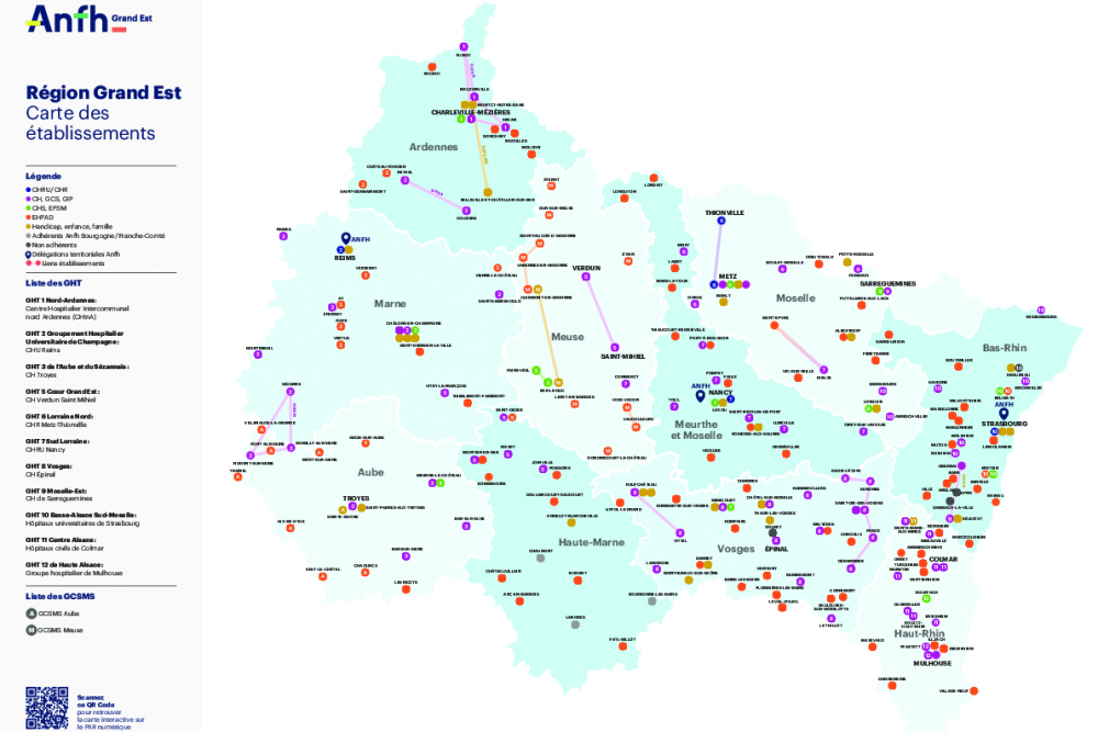 Carte établissements 2022 - Grand-Est