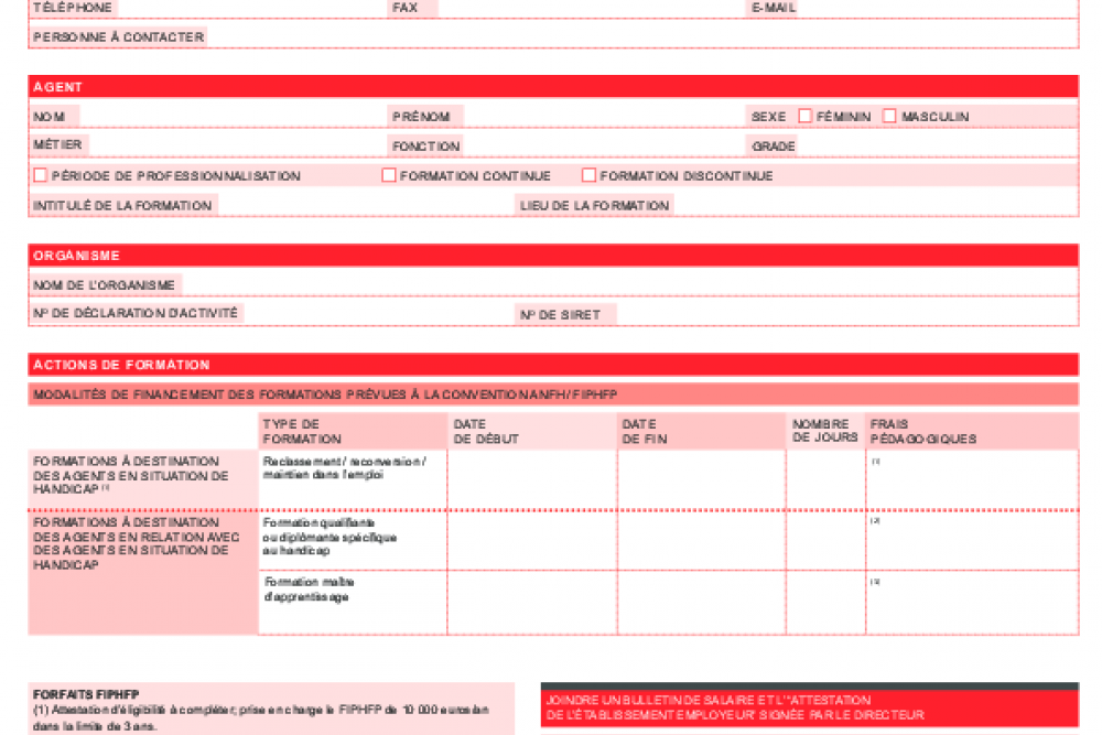 Financement FIPHFP-ANFH pour des formations liées au handicap 