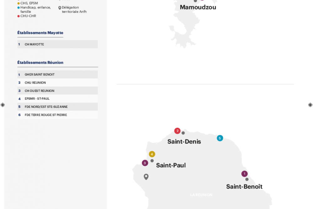 Carte établissements 2022 - Océan Indien