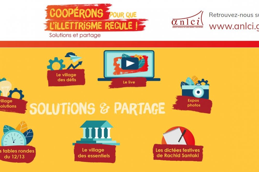 Retour sur le Festival "Coopérons pour que l'illettrisme recule" de l’ANLCI (8, 9 et 10 décembre 2020)