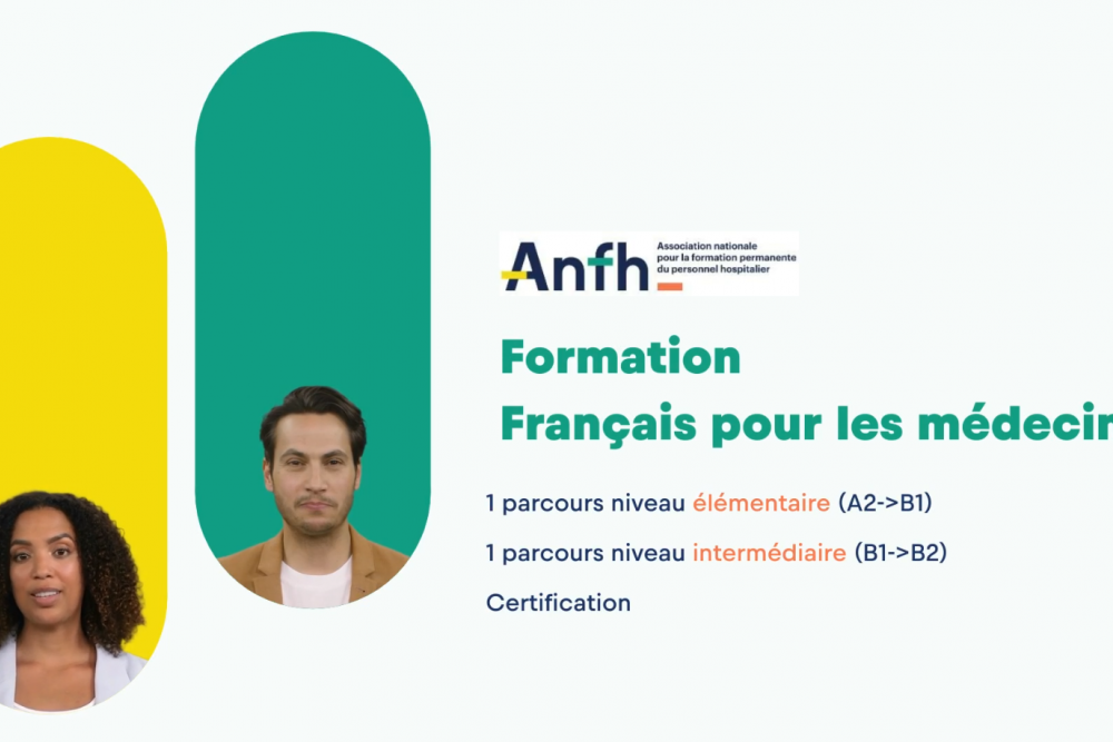 Améliorer son français écrit et oral par un passage du niveau A2  à B1 et B1 à B2 (Médecin non francophone)
