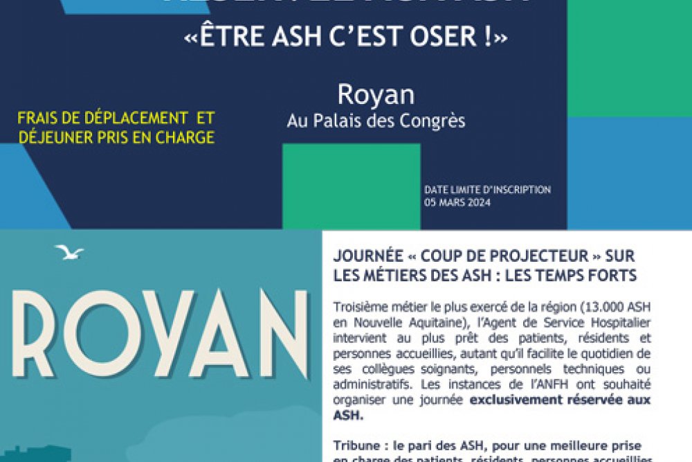 UNE JOURNÉE RÉSERVÉE AUX ASH « ÊTRE ASH C’EST OSER !»