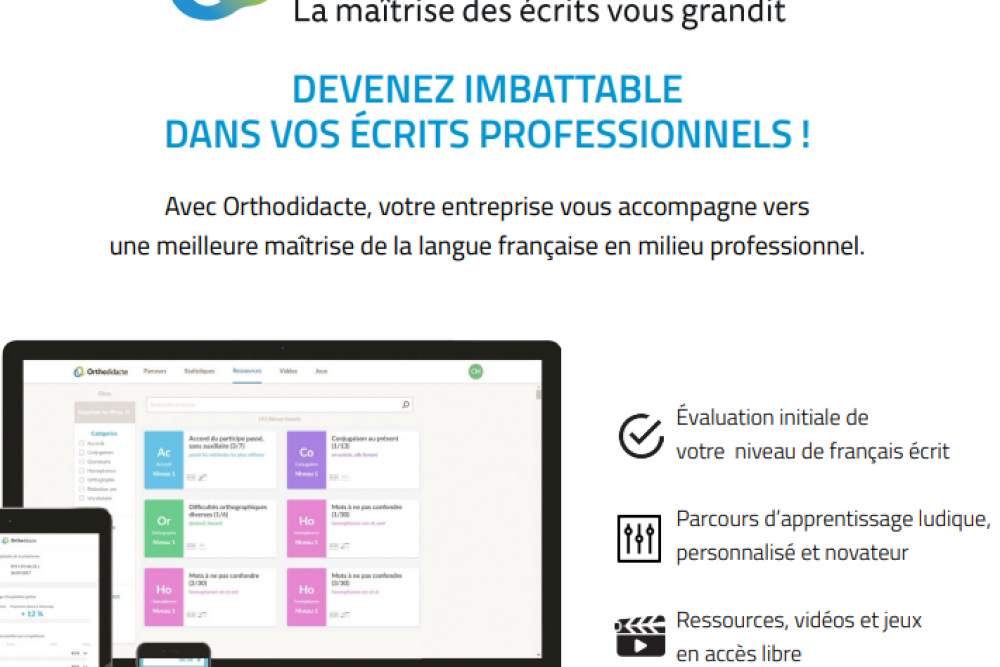 DISPOSITIF - ORTHODIDACTE : Devenez imbattable en orthographe !