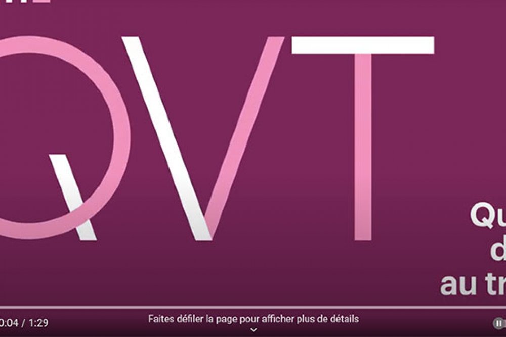 Qualité de vie au travail - QVT