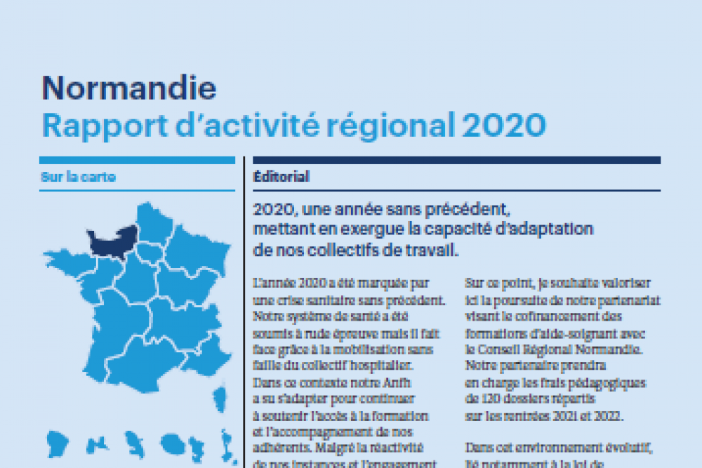 Rapport d'activité NORMANDIE 2020