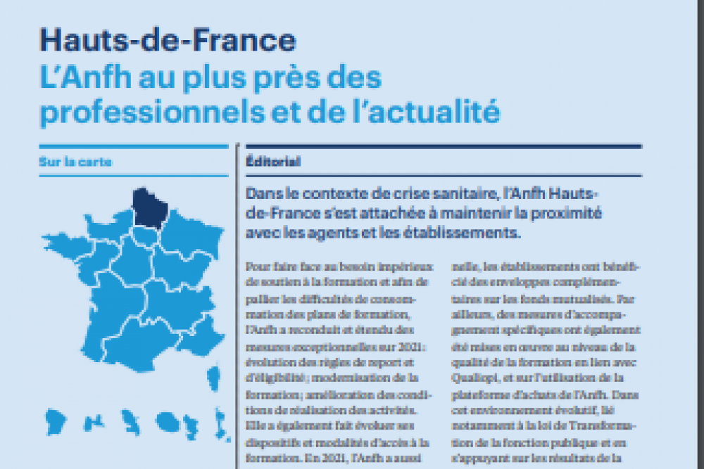 Rapport d'activité 2021 Hauts de France