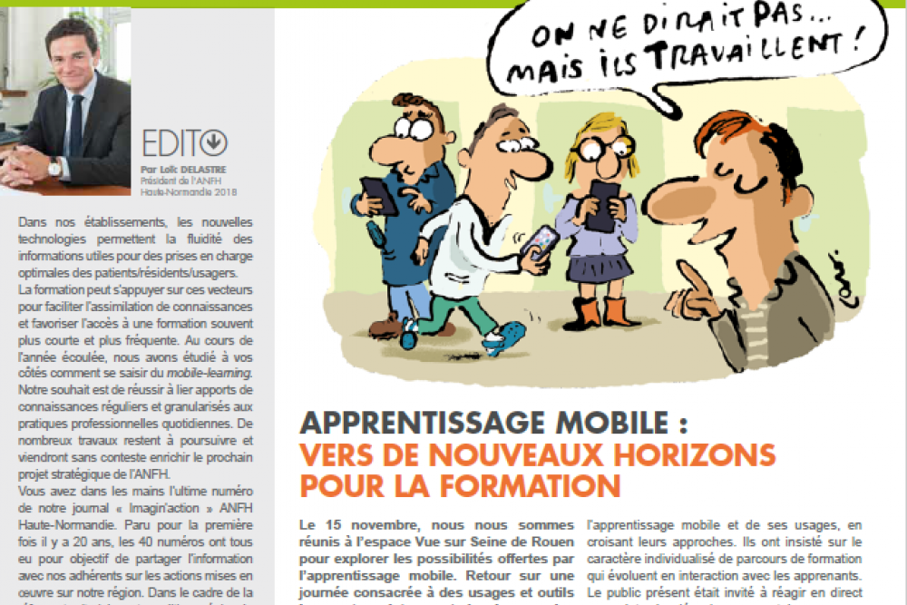 Journal Imagin'Action ANFH Haute-Normandie : 20 ans - 40 numéros