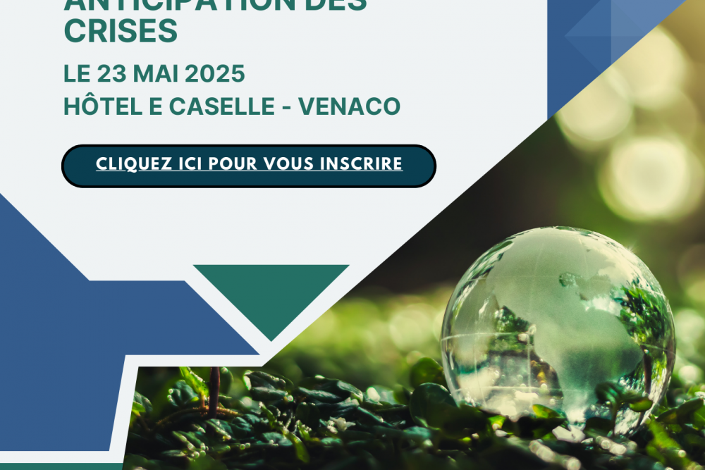 Journée régionale 3FP - Gestion durable de l’eau en Corse : Enjeux, responsabilités et anticipations des crises