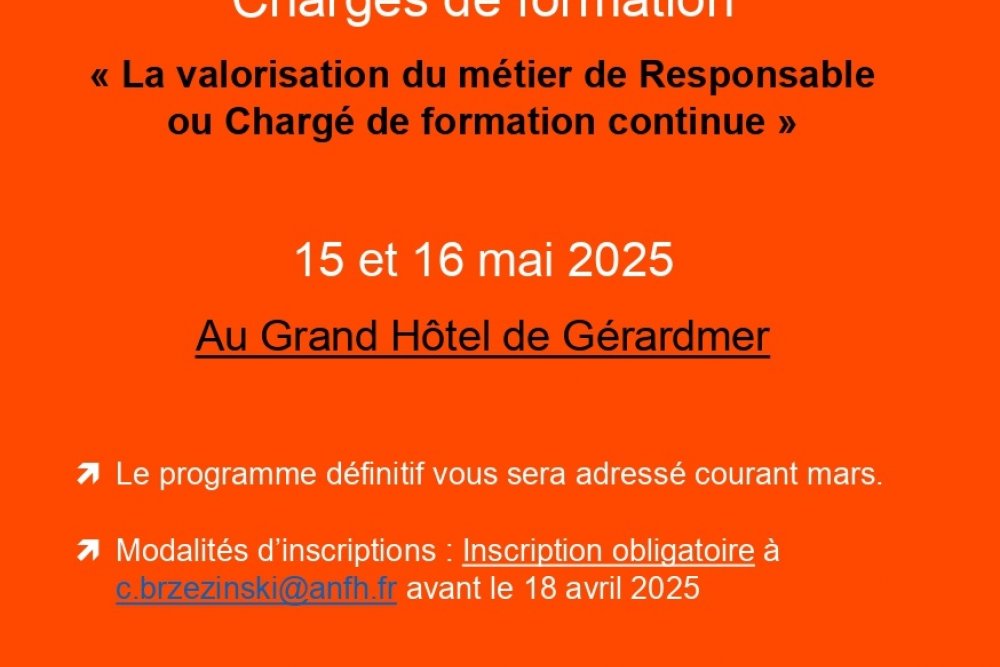 Séminaire des RCFC 2025