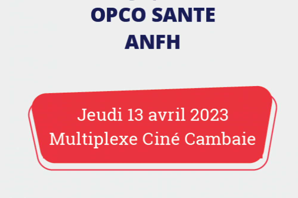 Séminaire de restitution des cartographies métiers OPCO SANTE – ANFH