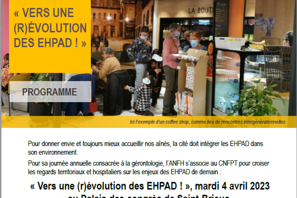 Journée Gérontologie "Vers une (r)évolution des EHPAD !"