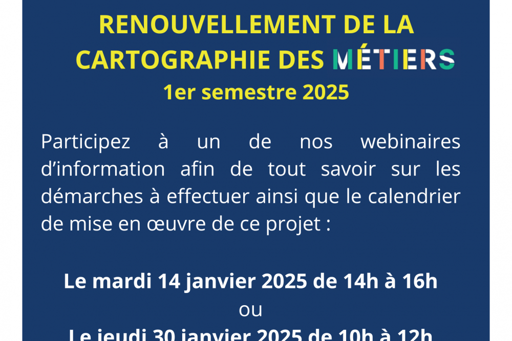 Renouvellement de la cartographie régionale des métiers de la FPH 1er semestre 2025