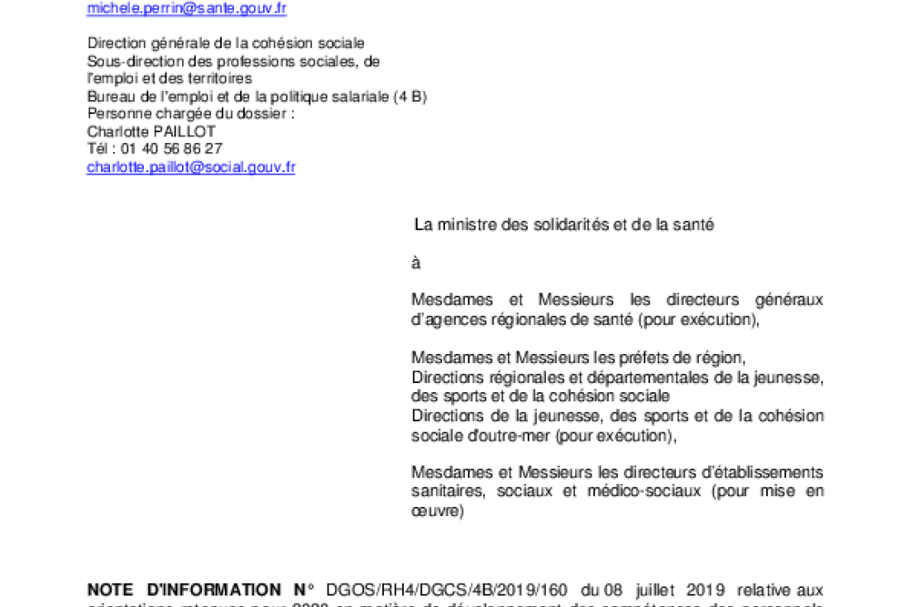 Parution des orientations nationales : DPC et développement des compétences