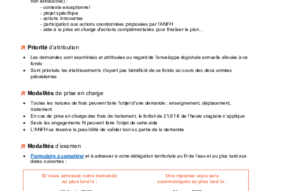 Dernier délai pour nous adresser vos demandes de recours au Fonds régional d'accompagnement des plans (FRAP)