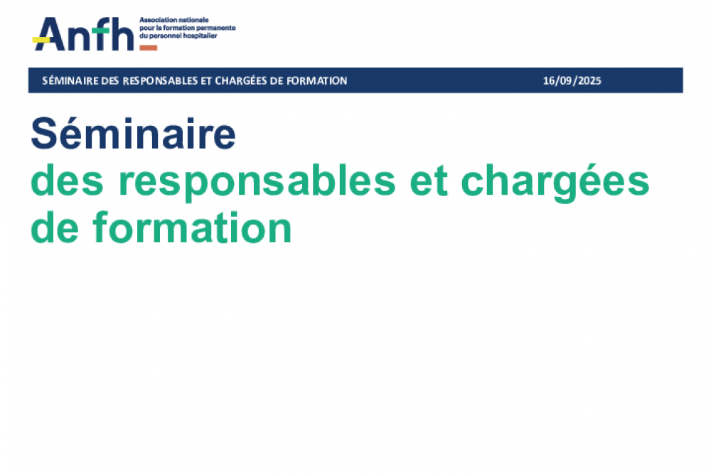 Séminaire des responsables et des chargés de la formation continue du Nord-Pas-de-Calais