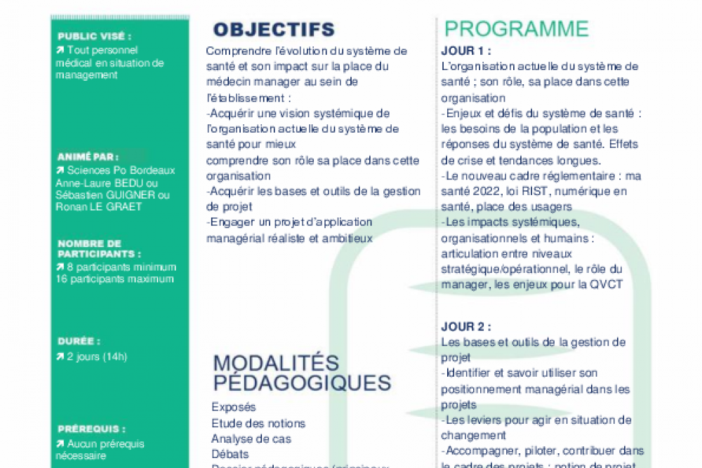 Parcours professionnels médicaux, profitez de cette offre de formation de proximité !