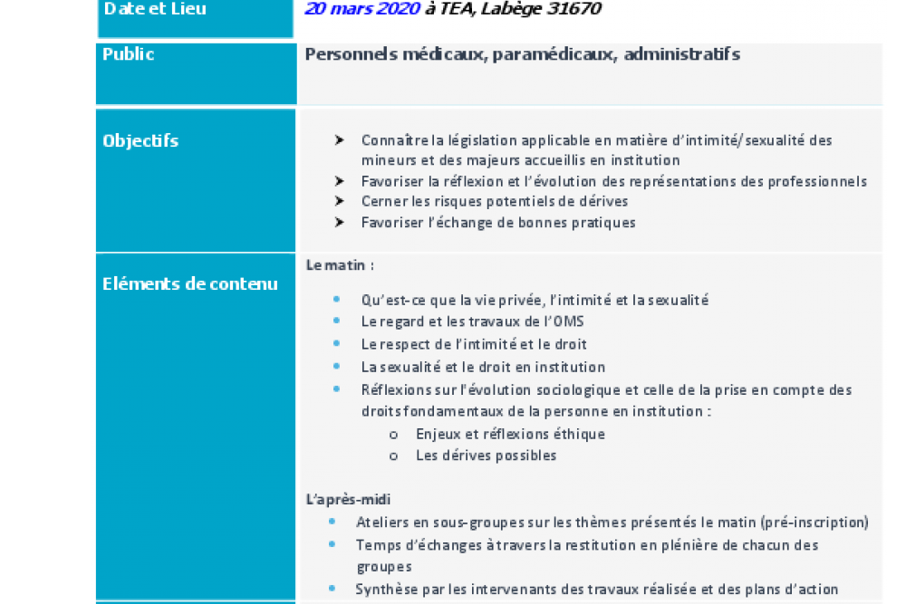 Cycle de Conférences Encadrement 2020