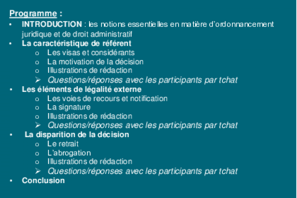 Webinaire RH : "La sécurisation des actes en Ressources Humaines"