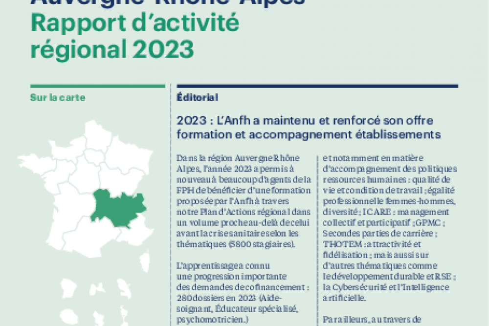 Rapport d'activité 2023 - AURA