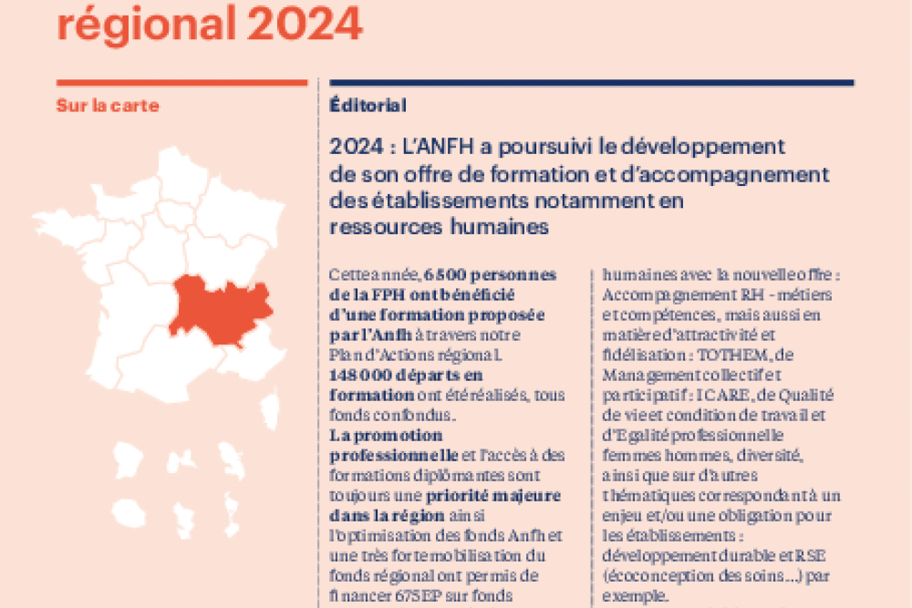 Rapport d'activité 2024 - Auvergne - Rhône - Alpes