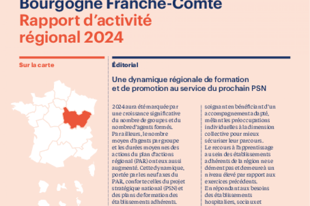 Rapport d'activité 2024 - Bourgogne Franche-Comté