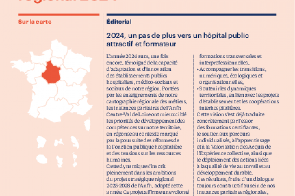 Rapport d'activité 2024 - Centre-Val de Loire