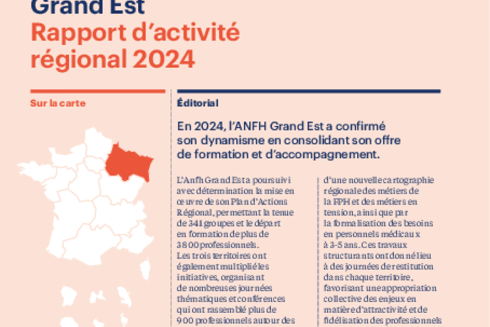 Rapport d'activité 2024 - Grand Est