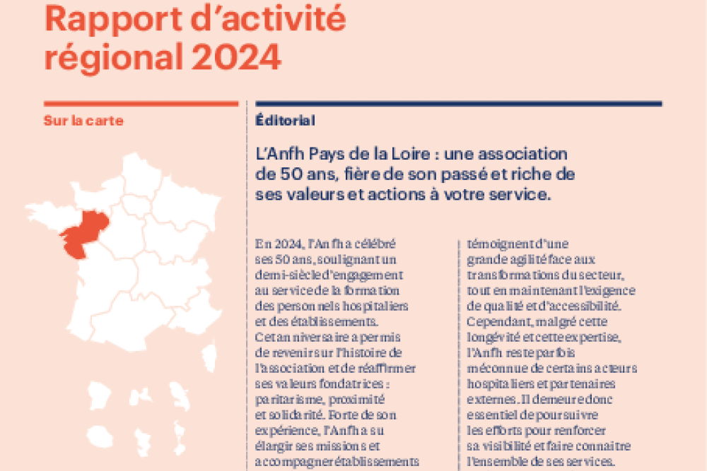 Rapport d'activité 2024 - Pays de la Loire