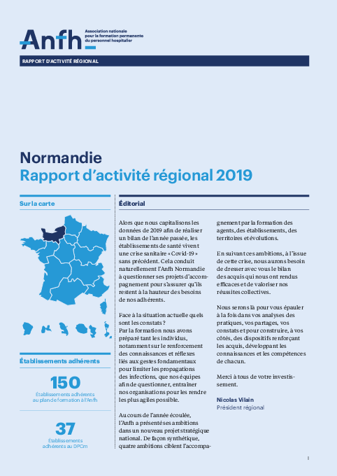 Rapport d'activité 2019 - Normandie