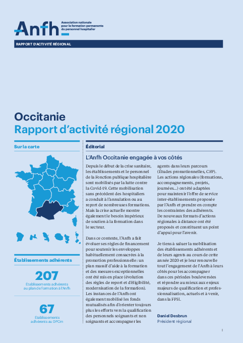 Rapport d'activité 2020 - Occitanie