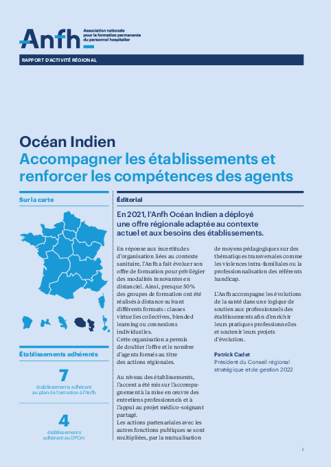 Rapport d'activité 2021 - Océan Indien