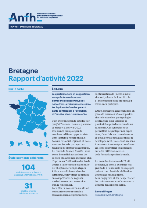 Rapport d'activité 2022 - BRETAGNE