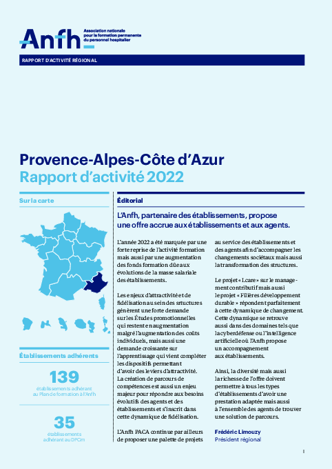 Rapport d'activité 2022 - PACA