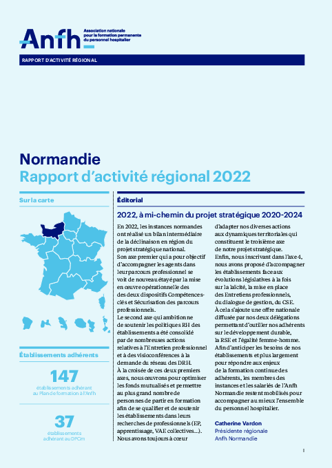 Rapport d'activité 2022 - Normandie