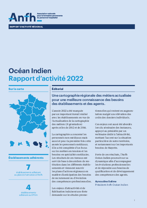 Rapport d'activité 2022 - Océan Indien