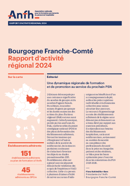 Rapport d'activité 2024 - Bourgogne Franche-Comté