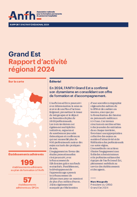 Rapport d'activité 2024 - Grand Est