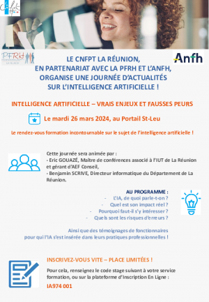 Programme - Journée d'actualité sur l'intelligence artificielle