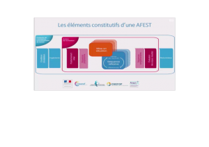 Eléments constitutifs d'une AFEST