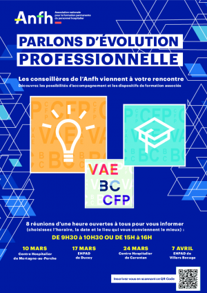 Affiche Parlons d'évolution professionnelle